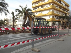 Imatge de les obres que s'estan realitzant. Foto: Ajuntament de Santa Eulària.