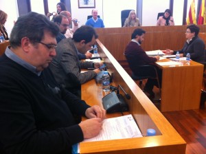 Un pleno del Ayuntamiento de Eivissa. Foto: Soldat