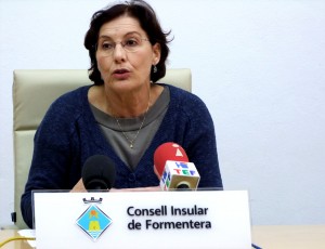 La consellera de Benestar Social de Formentera, Dolores Fernández, en una imagen de archivo.