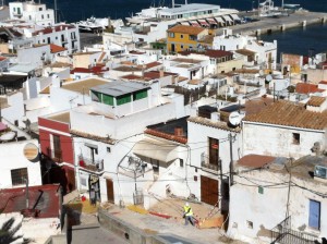 Vista del barrio de sa Penya. 