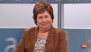 María Luísa Cava de Llano, en una entrevista en TVE. Foto: TVE