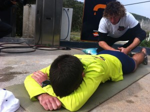 Los masajes son indispensables para descargar y activar la musculatura.