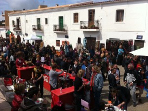 Plaça de Sant Joan a primera hora del festival