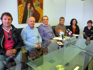 Un momento de la presentación de la regata, en el Ayuntamiento de Sant Antoni