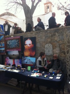 Parada de artesanos en Sant Joan