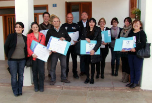 Los representantes de los establecimientos distinguidos han recogido hoy sus diplomas y placas acreditativas. 