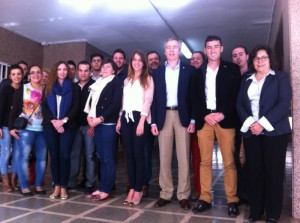 Foto de grupo del congreso de NNGG de Sant Antoni en el que se eligió a la nueva presidenta