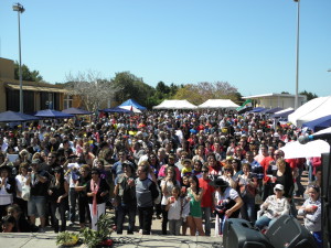 Gran asistencia a la fiesta intercultural. Fotos: G.R.