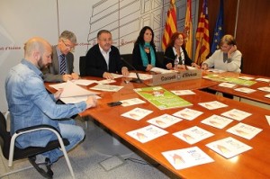 Imatge de la roda de premsa. Foto: Consell Insular d'Eivissa.