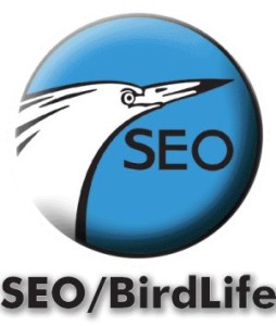 En la imagen, el logotipo de SEO/BirdLife, un organismo fundado en 1954 para la conservación y estudio de las aves silvestres.