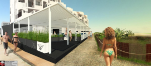 En la imagen, una reconstrucción de cómo quedará el JAG Beach Club. Foto: jagbeachclub.com