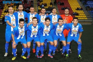 Once inicial del La Hoya Lorca que perdió en la final de la Copa Federación ante el Sant Andreu.