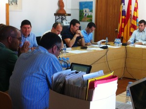 Una imagen de la sesión plenaria que tuvo lugar ayer en el Consell de Formentera.