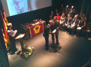 Un momento de la gala celebrada en el Teatro España. Nahuel L. A.