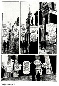 La realista arquitectura londinense vista por Eddie Campbell.