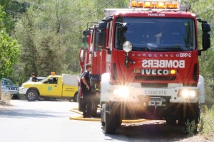 Imagen de un camión de bomberos.  Foto: C. Vidal