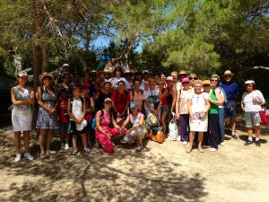 A la imatge, els participants en aquesta excursió. 