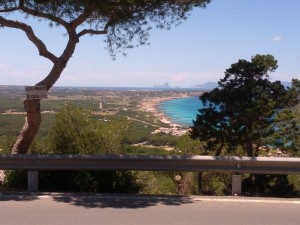 Vista de Formentera desde el mirador de La Mola