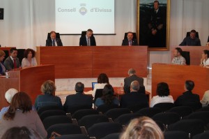 Imatge del ple especial del Consell d'Eivissa. Foto: Consell Insular d'Eivissa.