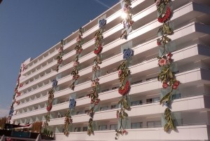 Imagen del Hotel Ushuaïa, en Platja d'en Bossa, Sant Josep, único municipio ibicenco cuya ocupación hotelera aumenta en julio con respecto a 2012