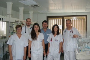 En la imagen, el equipo completo de Pediatría del hospital de Can Misses.