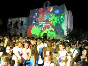 La plaza de Sant Francesc en plena ebullición.