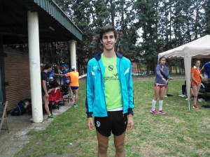 Marc Tur, atleta del SG Pontevedra, logra otra medalla de plata en el Campeonato de España júnior.