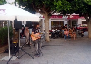 Imagen de la actuación en la Plaza Vicent Calbet