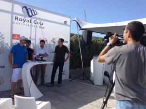 Una imagen de la rueda de prensa celebrada esta mañana en la Marina Ibiza.