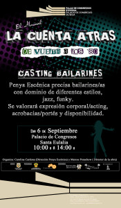 En la imagen, el cartel del casting. 