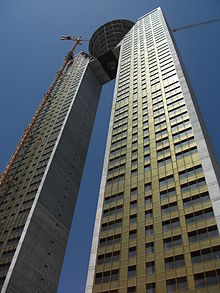 El edificio InTempo, casi terminado. Foto: Wikipedia.