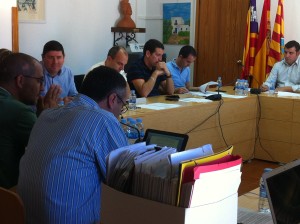 En la imagen, un momento del pleno del Consell de Formentera. 