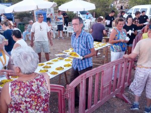 La paella, protagonista de la popular 'berenada'