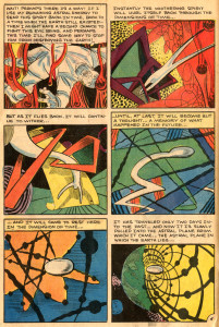  El Ditko más experimental acompañado de la fluida prosa de Stan Lee.