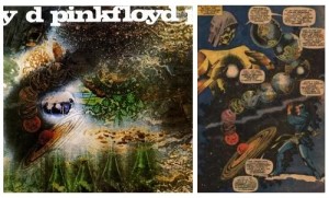 Homenaje de Pink Floyd al Doctor Extraño en la portada de A saucerful of Secrets