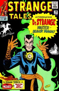 Primera aparición del Dr. Extraño. Strange Tales num.110