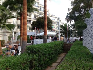 Imágenes del after en la terraza de Joan Carles I. Foto: Ajuntament d'Eivissa.