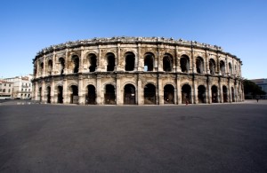 El Anfiteatro romano de Nimes. Foto: Wikipedia.