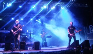 Iván Domenech y Joan Barber durante un concierto de Ressonadors del año 2013.