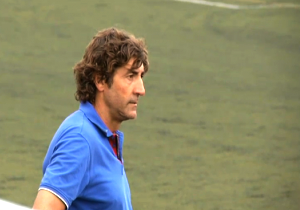 Patxi Salinas, exjugador del Athletic de Bilbao y actual entrenador del Sant Andreu.