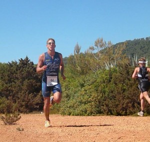 Luis Cardona, en el pasado triatlón cross sprint de Pou des Lleó. 