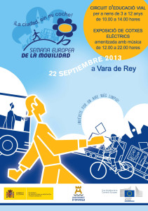 En la imagen, el cartel de los actos del la Semana Europea de la Movilidad.