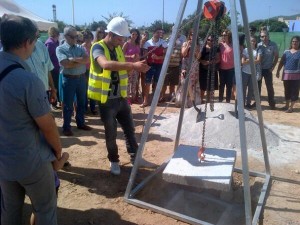 Este sábado se puso la primera piedra de la promoción de 24 viviendas de protección oficial de es Molí.