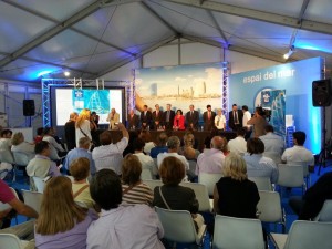 El acto celebrado en el Salón Náutico de Barcelona presentó un lleno absoluto.