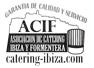 En la imagen, el sello de la Asociación de Catering de la Pimeef. 