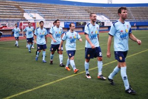 El Portmany se dio un auténtico paseo en su primer partido de la temporada. Fotos: C.V.