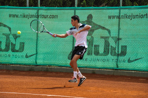 Franco, en un instante del encuentro en el que se ha ganado el pase a semifinales. Foto: Sergio G. Cañizares