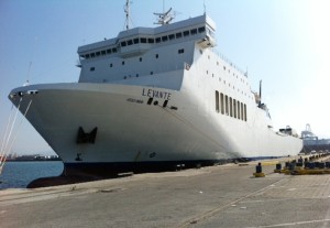 Imagen del ferry 'Levante' de Baleària