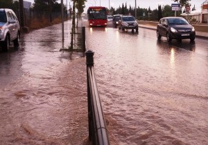 Pluga a la carretera de Sant Antoni