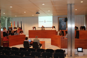 Imatge del ple d'avui al Consell d'Eivissa. Foto: Consell d'Eivissa